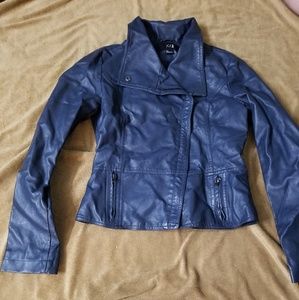 Faux leather jacket